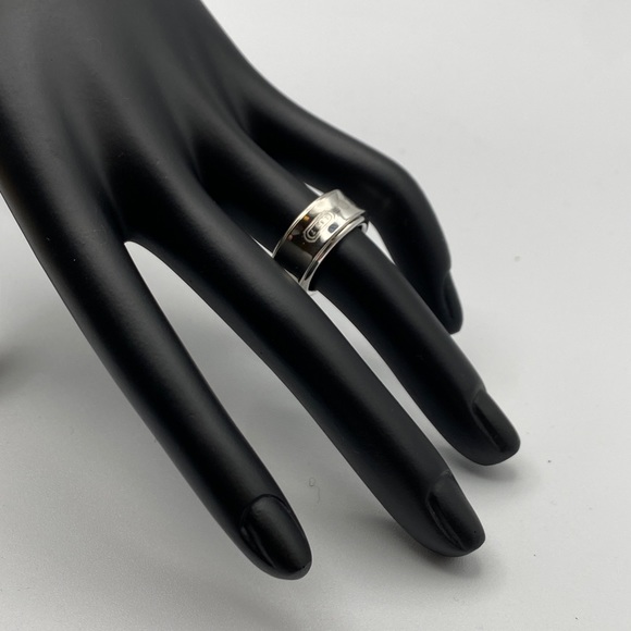 Authentic Tiffany & Co. 2005 NY Sterling Silver 925 and  Round ring 1837 - Picture 5 of 9